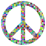 Mosaic Peace Sign