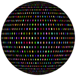 Prismatic Polka Dots Sphere