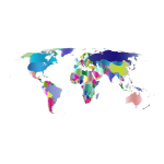 Prismatic World Map 4