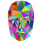 Prismatic Wireframe Head