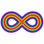 Rainbow Infinity Symbol