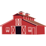 Farm house vector clip art