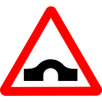 Humpback road sign