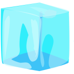 Ice cube vector clip art