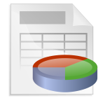 Spreadsheet icon vector graphics