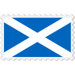 Stamp Scotland Flag