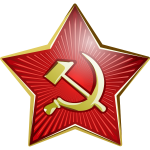 Star of Soviet soldier