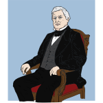 Millard Fillmore vector drawing