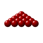 Red snooker balls