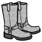 Image of spotty boots