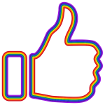 Thumbs Up Rainbow