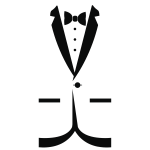 Tuxedo silhouette