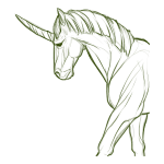 Unicorn Line Art