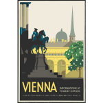 Travel poster of Vienna