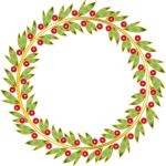 Wreath floral decoration