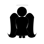 Angel silhouette