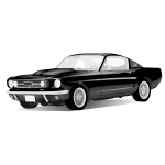 American sport car vector drawing