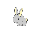 White bunny