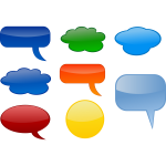 Various speech bubbles vector image