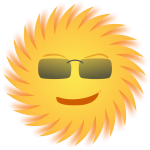 Mr. Sun vector image