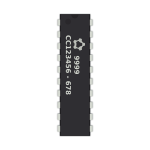 Generic 20-pin IC chip vector clip art