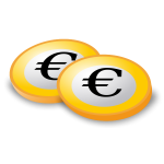 Euro Coins Vector Graphics