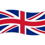 Wavy Union Flag Vector