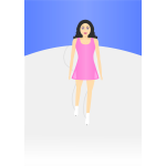 Ice skater vector image