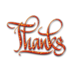 Thanks sign vector clip art