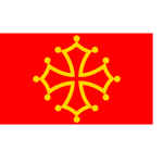 Midi-Pyrenees region flag vector image