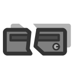 Zip external unmount icon