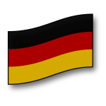 German flag vector drawing