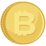 Vector clip art of coin