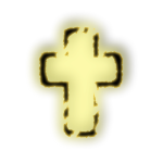 glowing cross