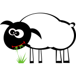 grazing sheep