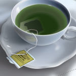 Green tea cup