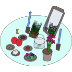 haft seen table