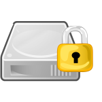 Hard disk drive crypt lock