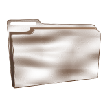 Vector graphics of empty plastic folder