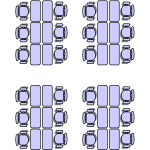 Classroom seat layouts