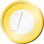 Euro coin vector image