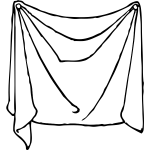 draped sheet