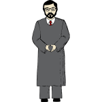 Vector image of Judge Ito