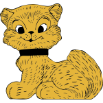 Vector clip art of cat toy