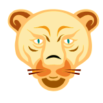 lion face