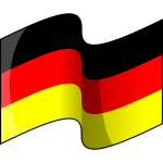 Flag of Germany (waving)