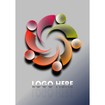 Keyhole sign vector clip art