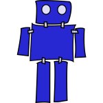 blue robot