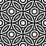 Circle pattern vector image