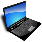 Laptop vector image